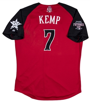 2015 Tony Kemp All-Star Futures Game Used Team USA Jersey (MLB Authenticated) (Red Cross Hurricane Relief Lot) 